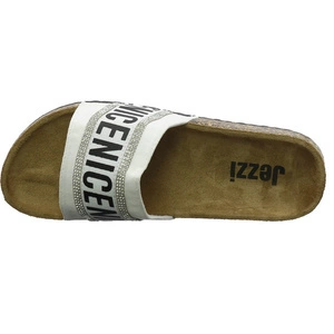 Klapki damskie białe profilowane Jezzi