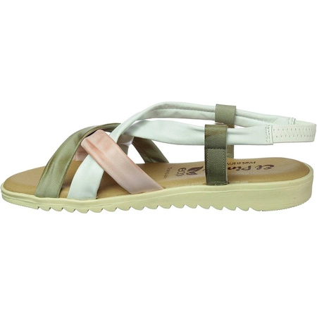 Płaskie sandały damskie skórzane El Pimpi 1001