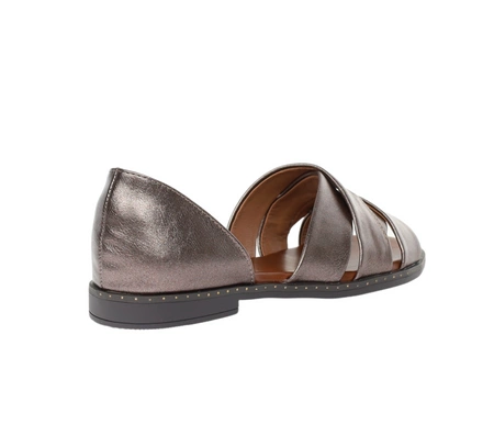 Płaskie sandały damskie z zabudowaną piętą Jezzi