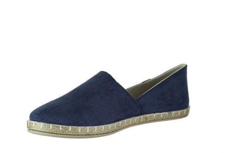 Mokasyny damskie zamszowe espadryle NEWS
