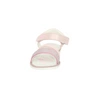Różowe eleganckie sandały dla dziewczynki ze skórzaną wkładką American Club