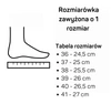 Czarne buty zimowe damskie na wygodnym obcasie Jezzi