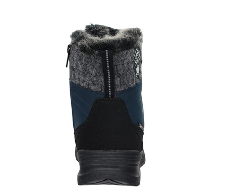 Granatowe ciepłe buty zimowe śniegowce American Club