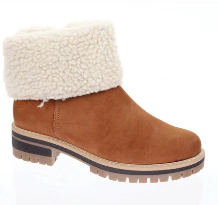 Śniegowce damskie skórzane Emu wełniane Polskie Gino Fabiani