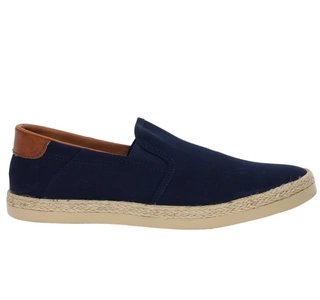 Męskie tenisówki na lato wsuwane na słomianym spodzie