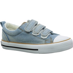 Adidasy dziecięce dżinsowe na rzepy trampki American Club